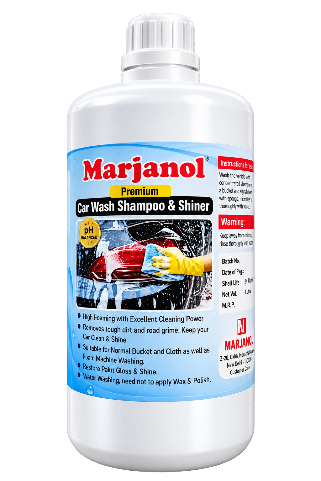 Premium Car Wash Shampoo & Shiner
