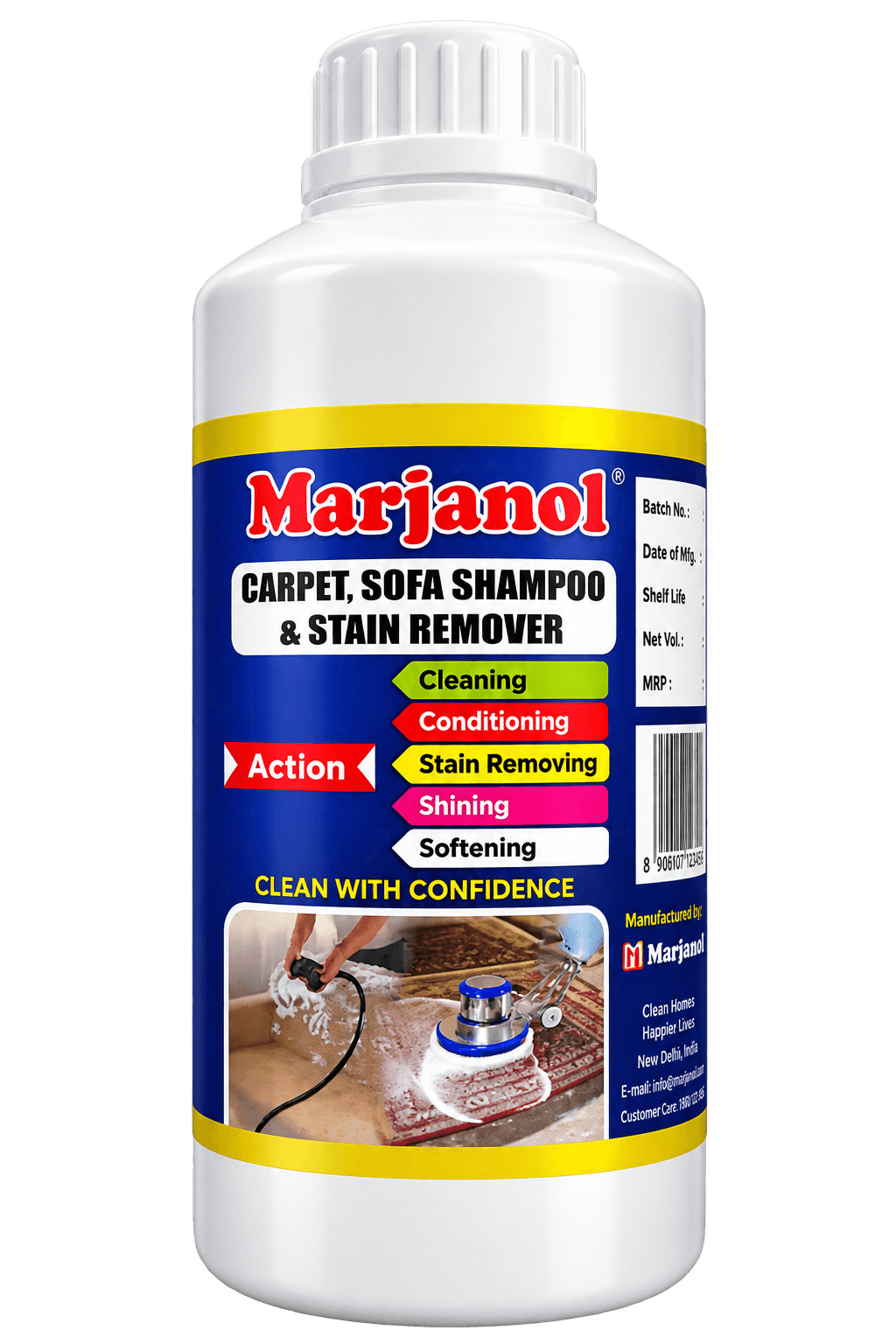 Carpet & Sofa Shampoo Stain Remover