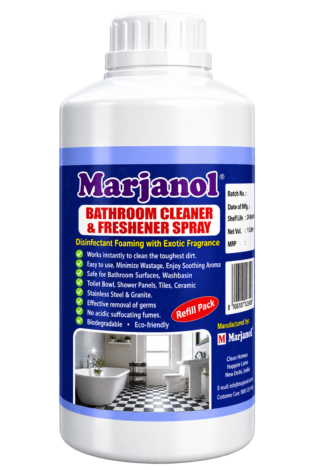 Concentrated Bathroom Cleaner Liquid