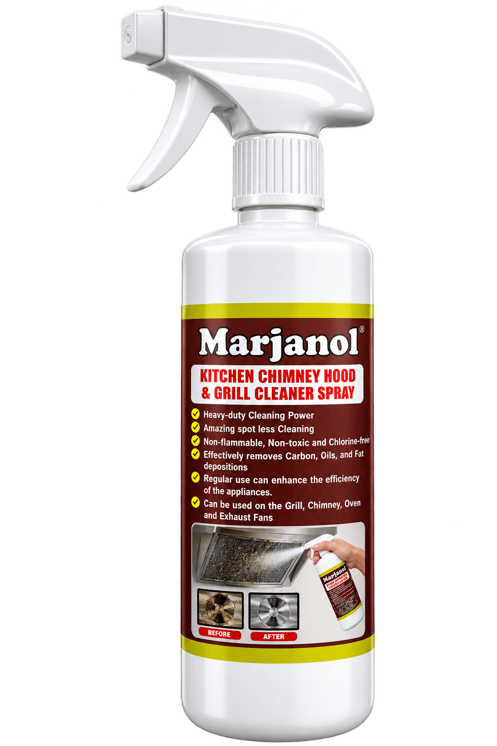 Kitchen Chimney, Hood & Grill Cleaner Spray