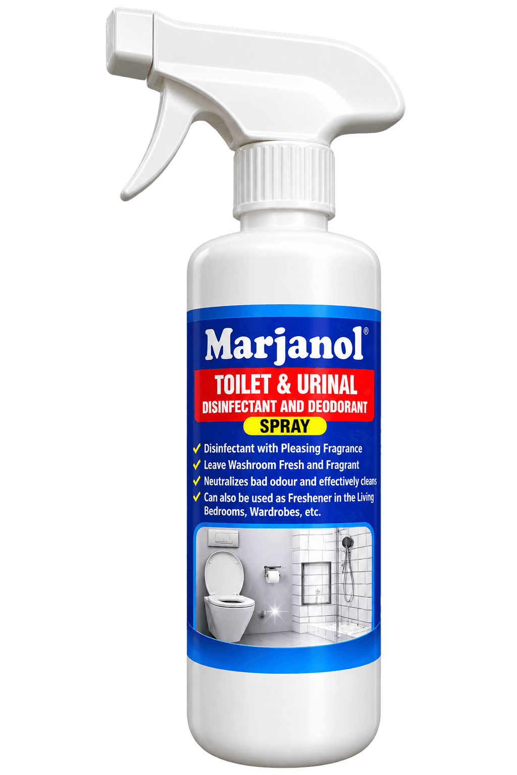 Toilet & Urinal Disinfectant Deodorant Spray