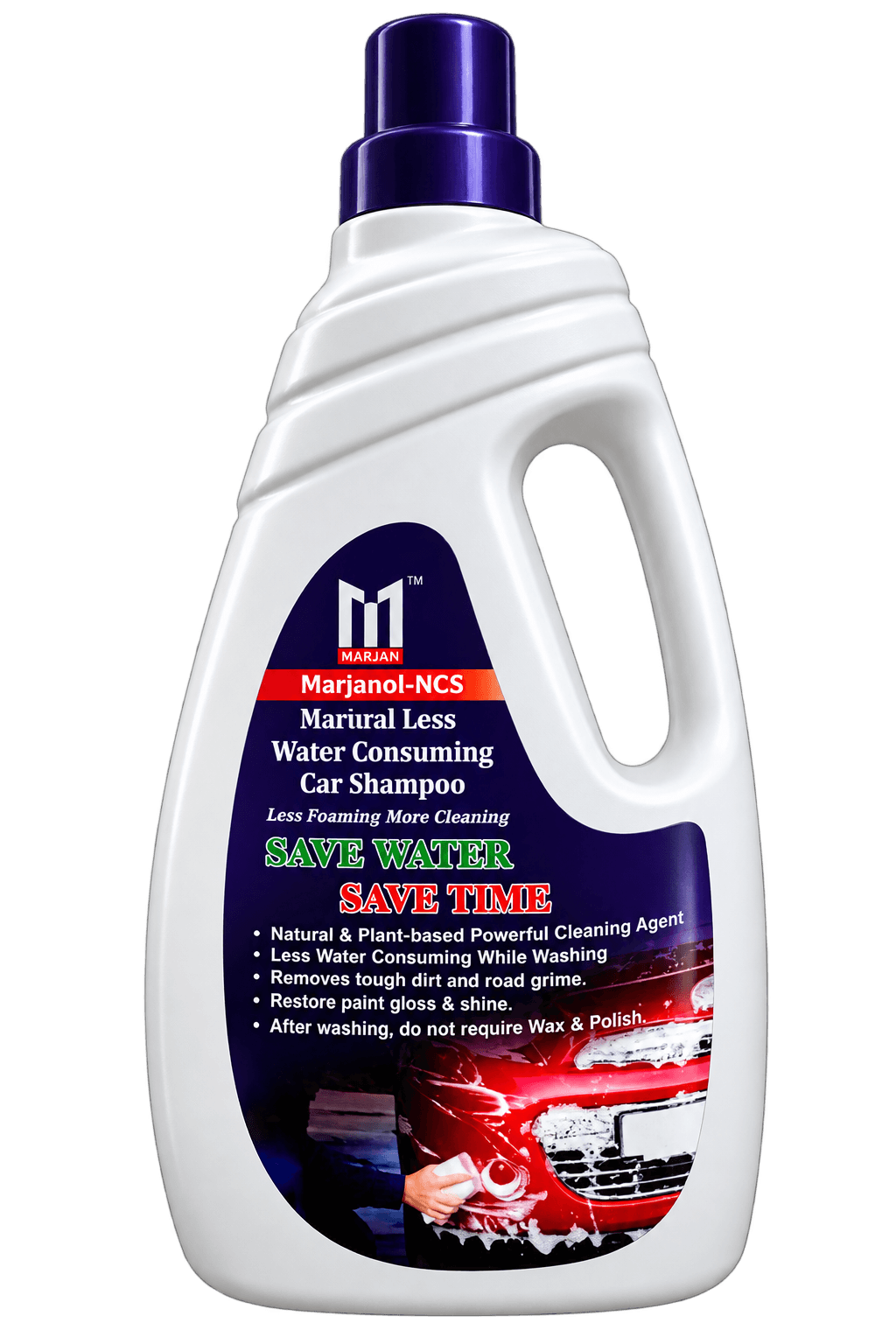 Natural Less Water Consuming Car Shampoo