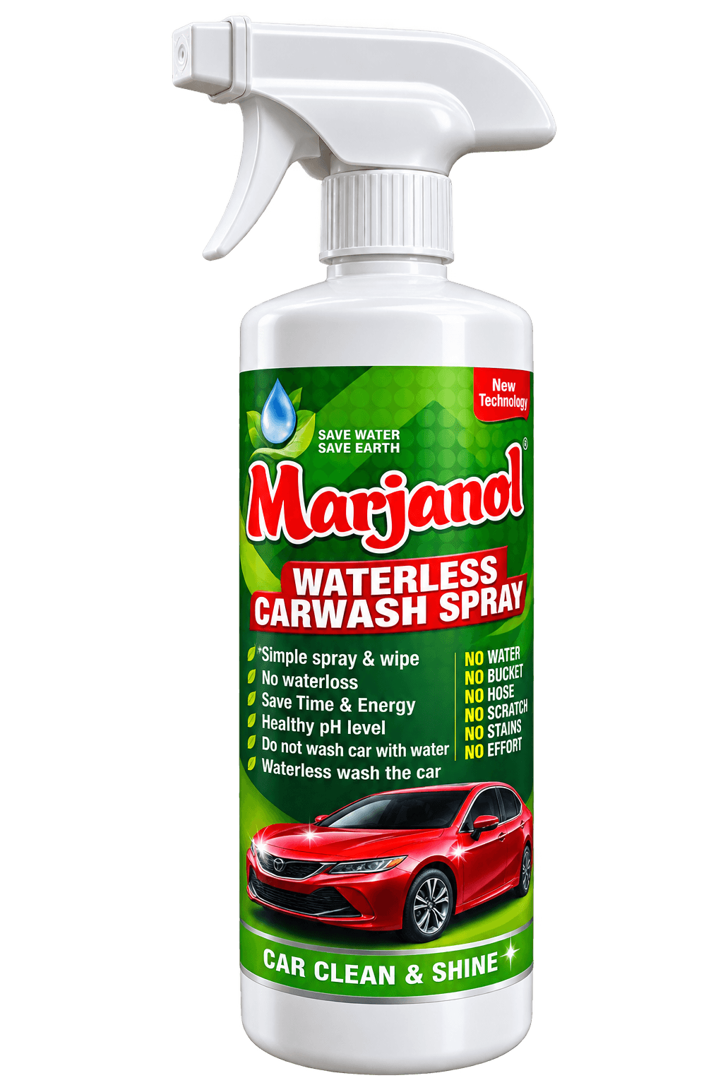 Waterless Premium Car Wash Spray