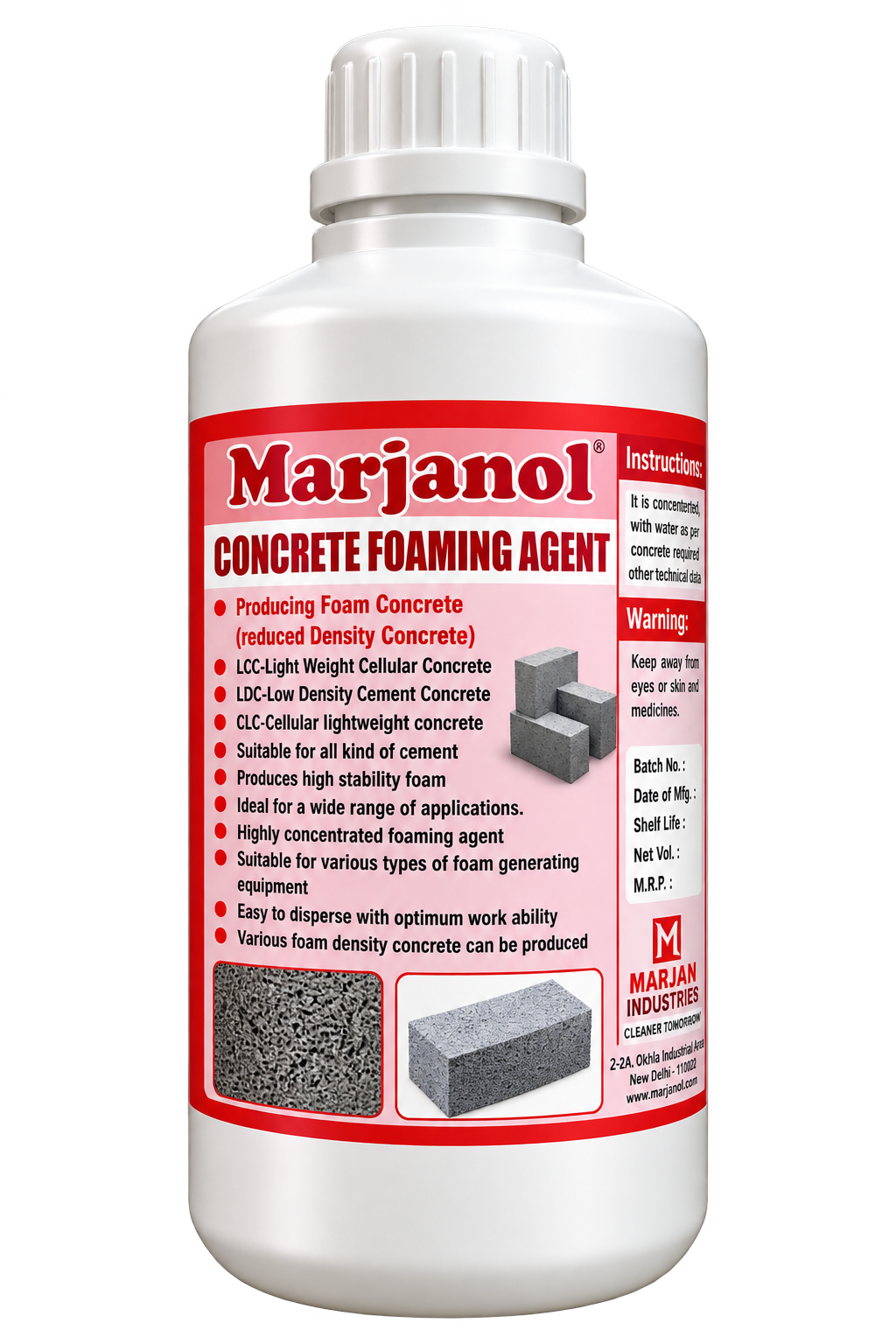 Concrete Foaming Agent